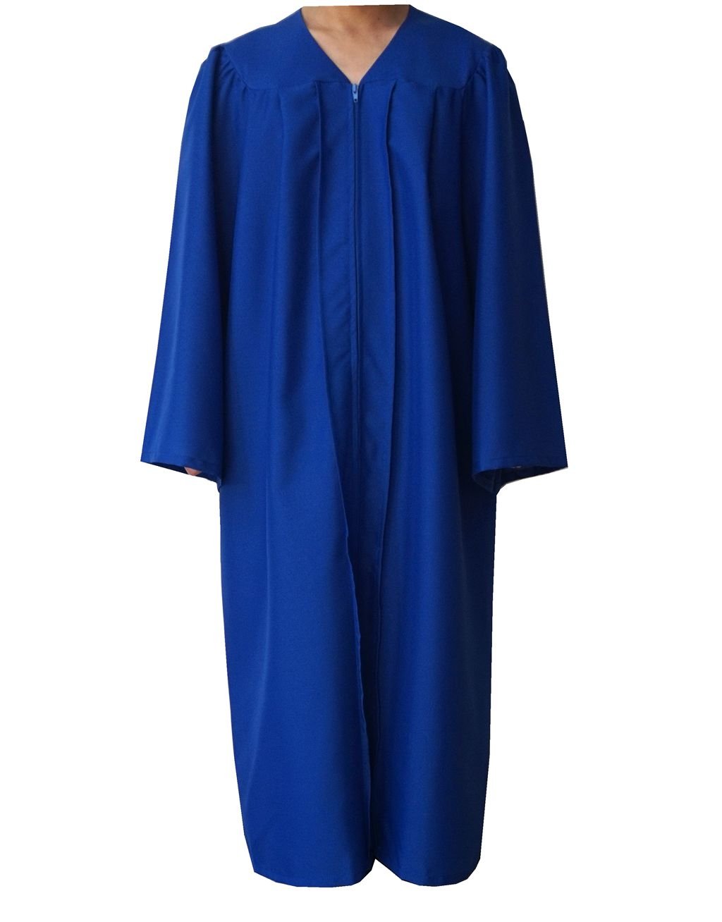 Grad Days Matte Graduation Gown Cap Tassel 2021 Unisex (Royal Blue 57)