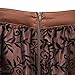 Grebrafan Steampunk Skirt for Corset Women Fluffy Pleated Layered Tutu Skirt (US(16-18) 4XL, Brown)