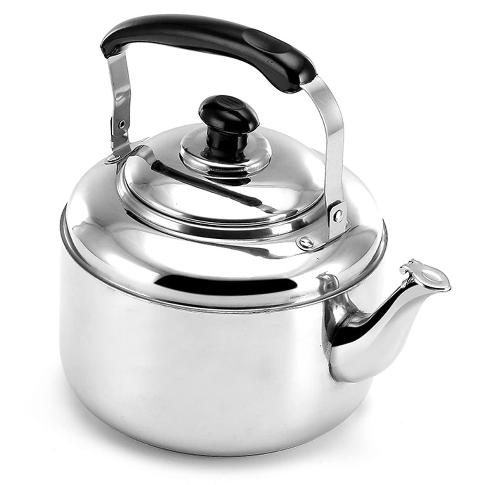 Bollitore fischiettante classico 304 - Opzioni 3L/4L/5L, fischio forte, riscaldamento rapido & compatibile con 4 tipi di cucine(4L)