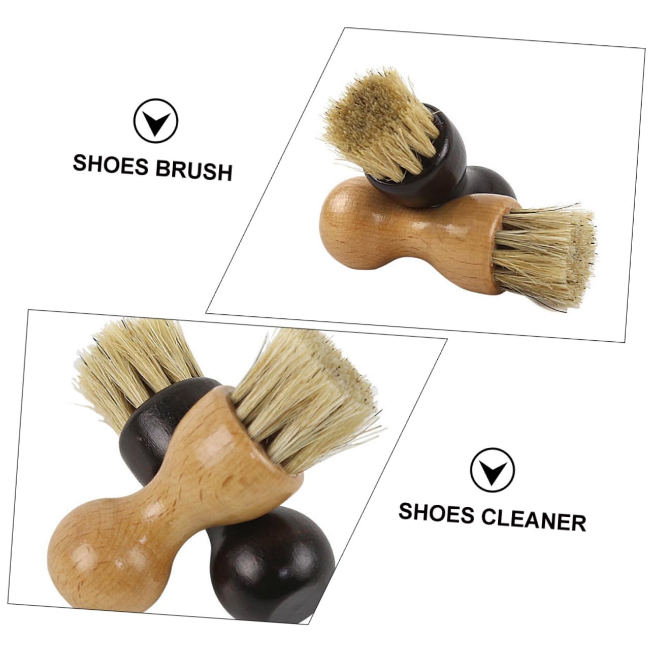 3 Sätze Schuhbürste Schuhputzbürste Sohle, Einzig, Alleinig Schuhpflegebürste Wildlederschuh Bausatz Maschine Wildleder Schuhputzset Wildlederbürste Black Borstenhaar 4 Stück * 3