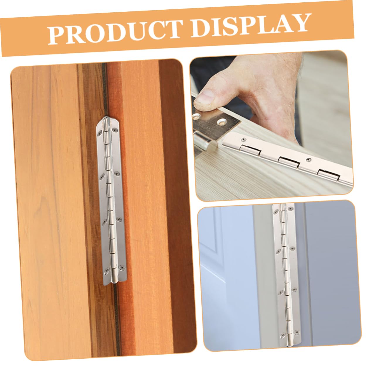 SOESFOUFU 3pcs Long Piano Hinge Jewelry Box Hinge Sturdy Wooden Case for DIY Projects