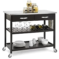 Vista 6 de Ruedas giratorias de 5 pulgadas RILIDRI, rueda de goma con diámetro de eje de 7/16 pulgadas, ruedas de repuesto de goma termoplástica TPR de alta