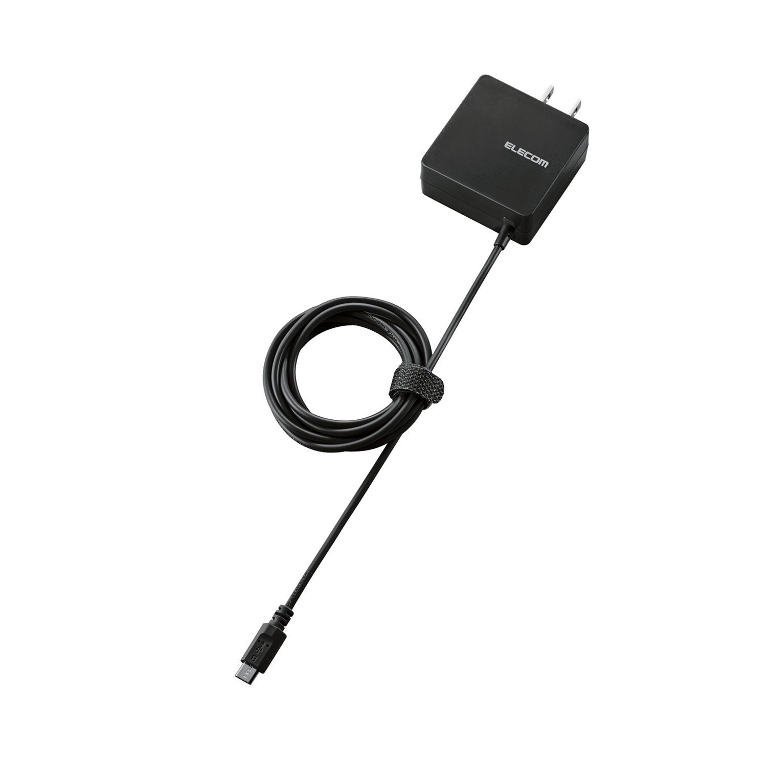 Amazon | エレコム スマホ用AC充電器/ケーブル一体型/1.8A出力/1.5m 