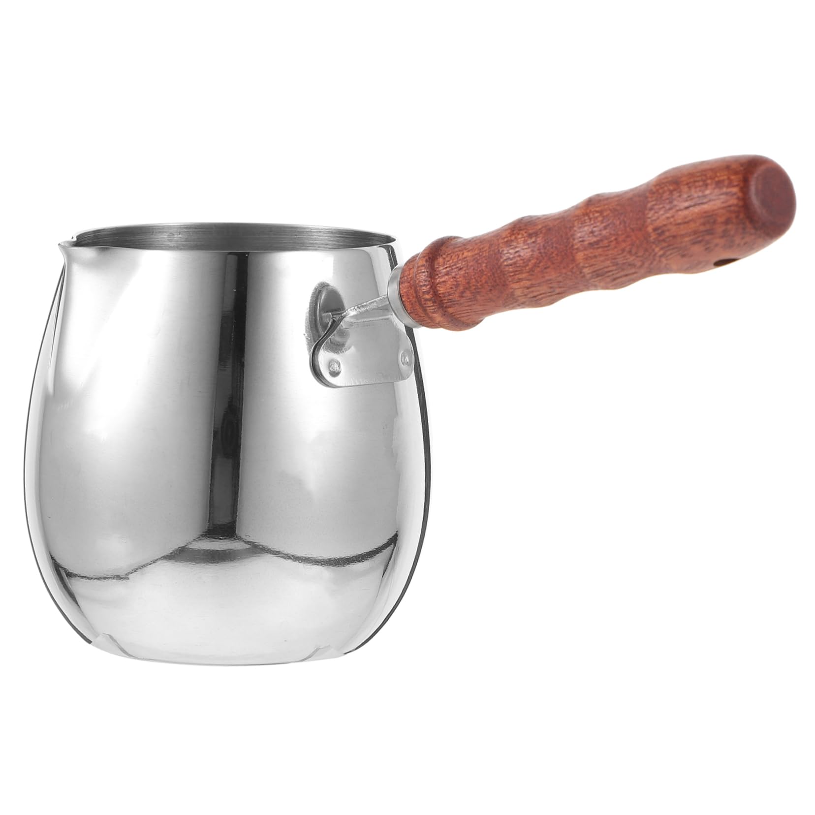 GRIRIW Stainless Steel Milk Frothing Pitcher with Handle Making Cup for Latte Art Espresso Steaming and Frothing for Beginners and Experts