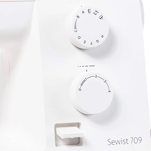 Miniatura 5 de Janome Sewist 709 - Máquina de coser de 16 pulgadas de ancho x 11.9 pulgadas de alto x 7 pulgadas de profundidad