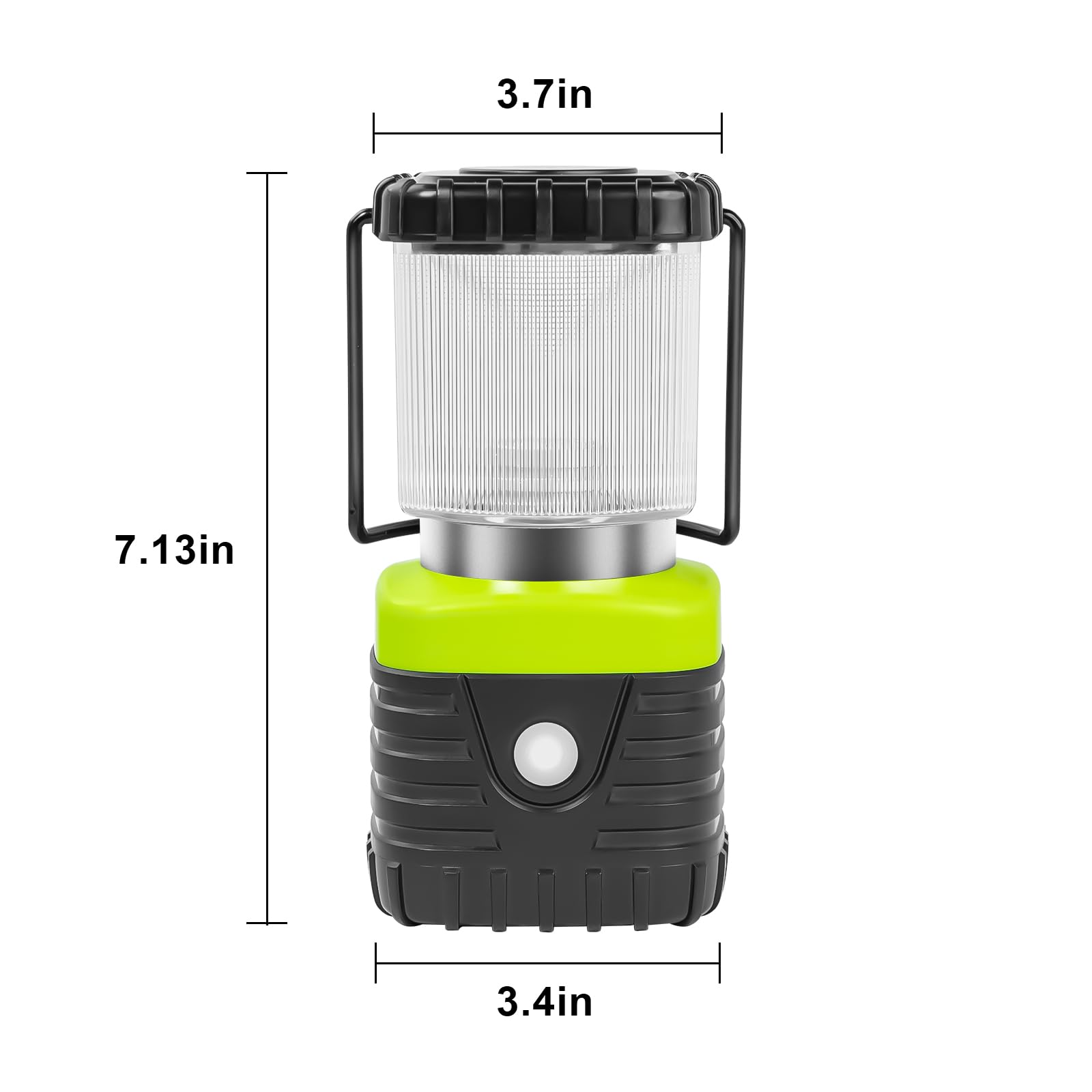 Jarxin Lanterna da campeggio a LED ricaricabile da 1000 lm, 4500 mAh, torcia elettrica impermeabile IP44 per uragani di emergenza, escursionismo
