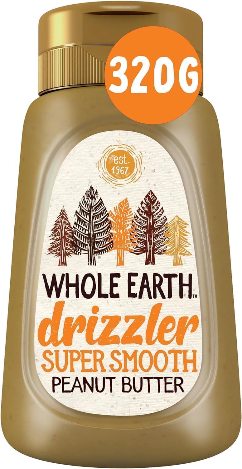 Whole Earth Drizzler Peanut Butter, 320 g