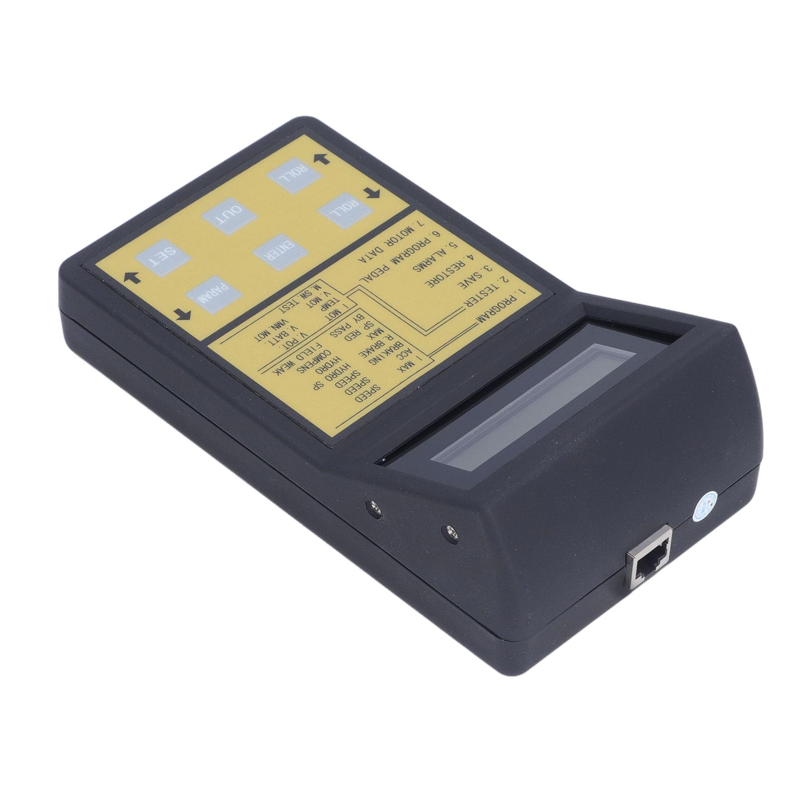 AMONIDA Programador de Unidad Portátil para Controlador de Velocidad Curtis y Controladores ZAPI, Programador de Montacargas Eléctrico Duradero para Detección de Códigos de Falla, Material ABS, 1
