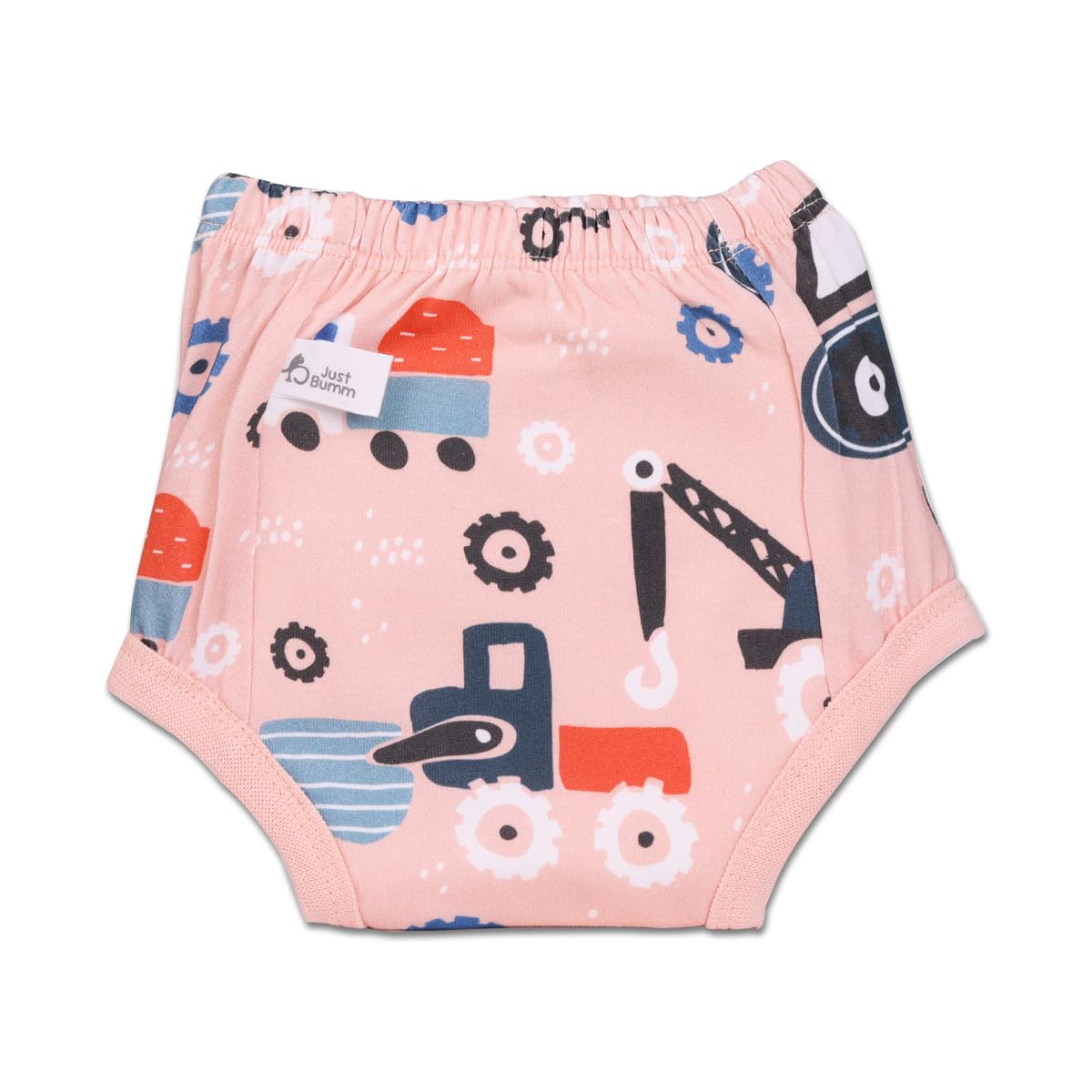 Potty Pants for Toddlers, Pull-up Padded Underwear with 4 layers of Organic Cotton Padding & Cotton Inner, Ideal for Potty Training 2-3 Year Babies (Trucks)-image-5