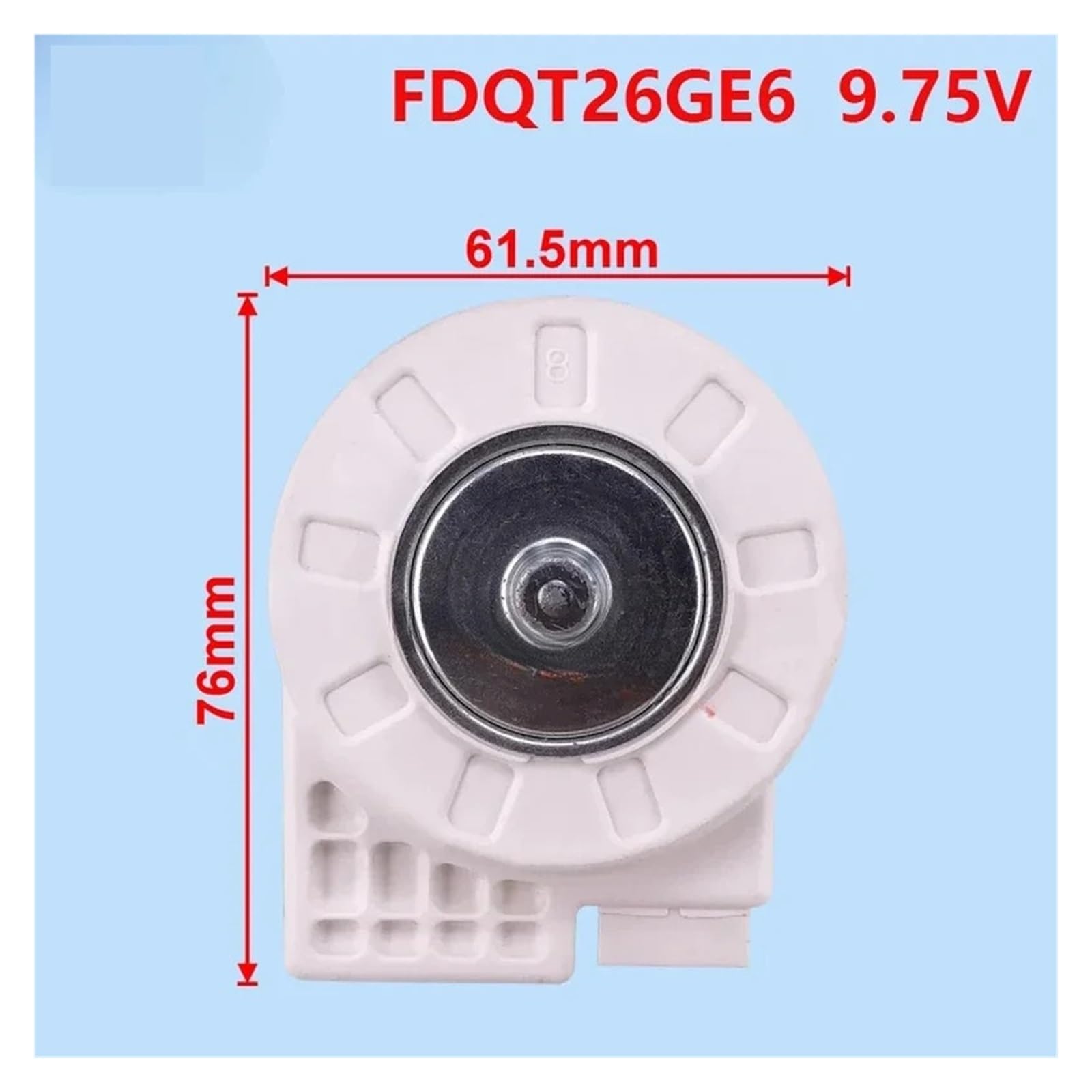 Motor De Refrigeración De Ventilador De Refrigerador De Doble Puerta, Compatible Con Panasonic, Con Sensor De Temperatura FDQT26GE6 9.75V DD, Bajo Consumo De Energía
