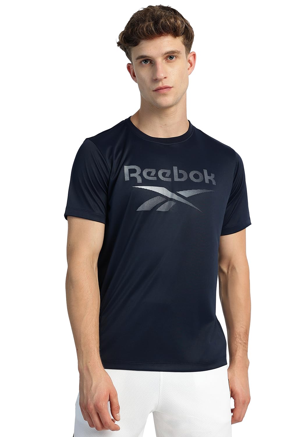 reebok Men's Solid Regular Fit T-Shirt-picture-20