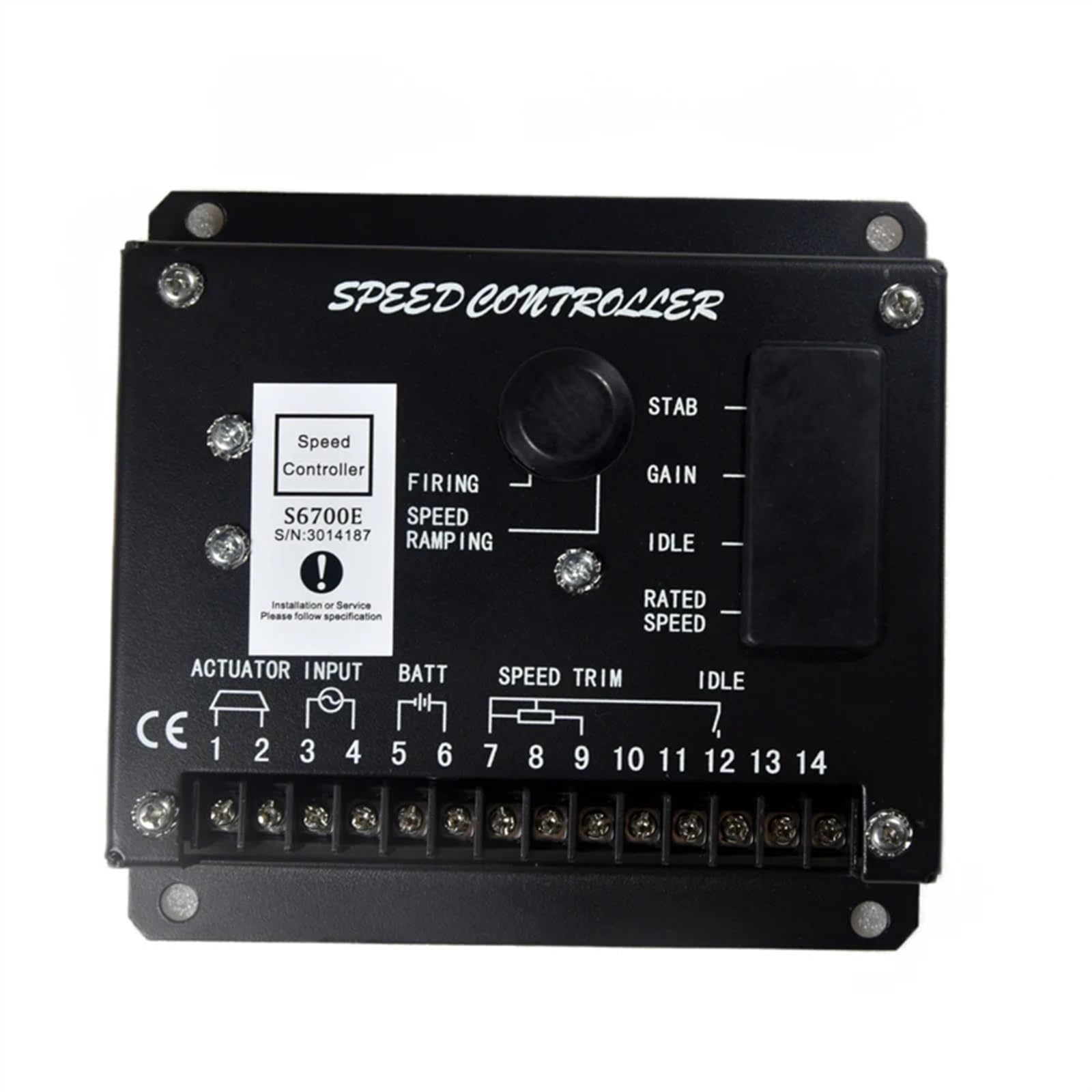 0P7BR328B S6700H Diesel Generator Speed Control Board S6700E(S6700E Copy)