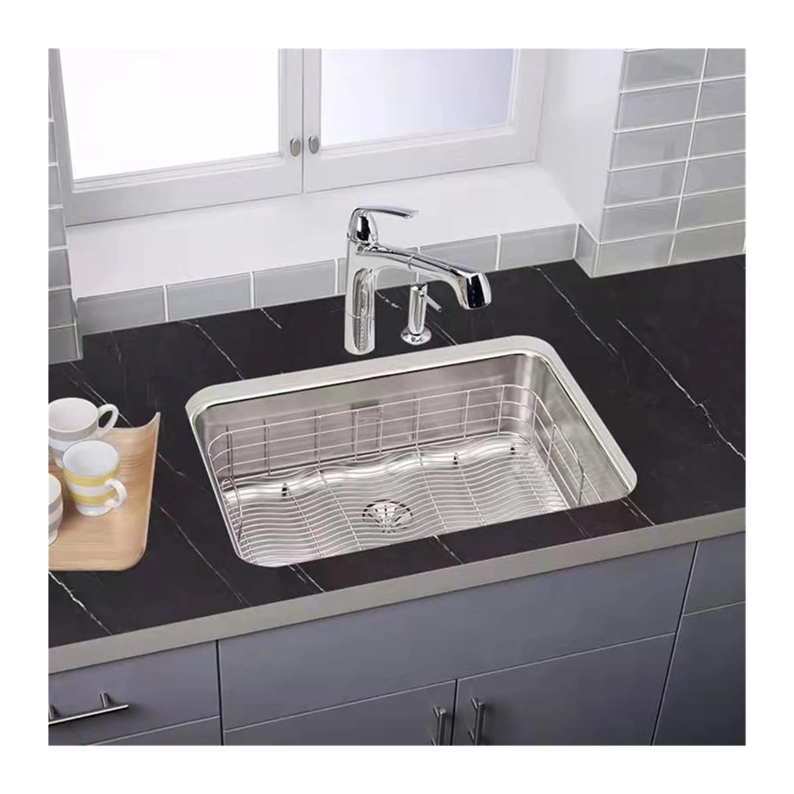 Verdickte mattschwarze PVC-Marmor-Selbstklebende Tapeten-Wandaufkleber in der Rolle for die Küche, ölbeständig, Desktop-Möbelfolie, Heimdekoration(60x200 cm)