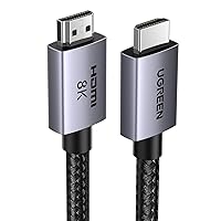 UGREEN Cavo HDMI 2.1 8K Cavo HDMI 8K 60Hz 4K 240Hz Ultra Alta Velocità 48Gbps Alluminio