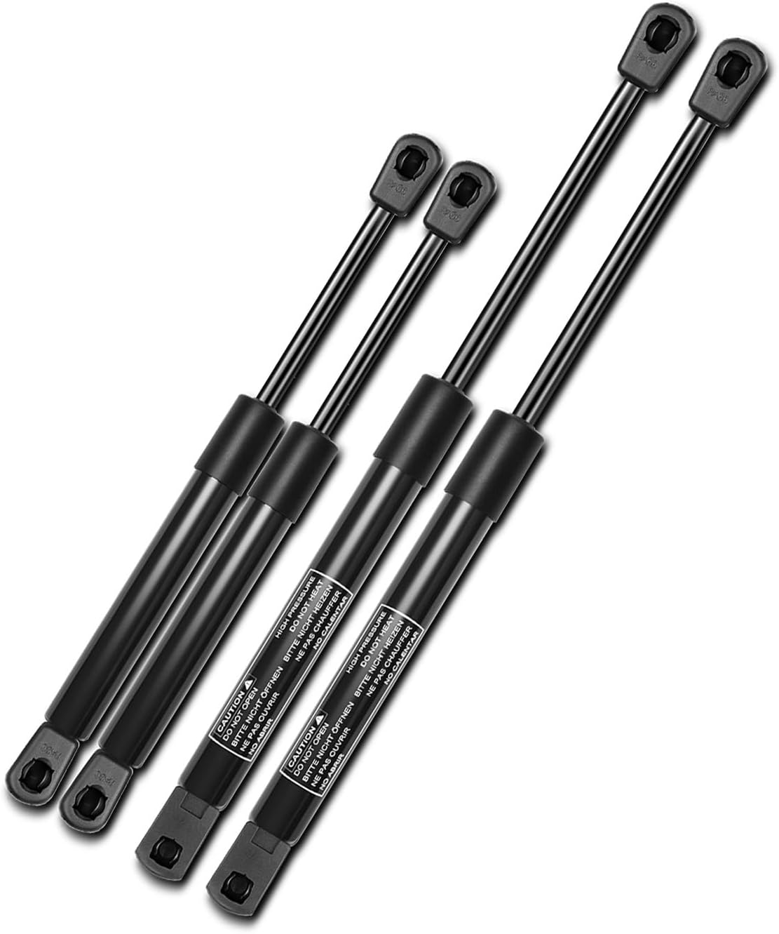 YHTAUTO 4 PCS Rear Window and Tailgate Lift Supports Struts Replacement for Cadillac Escalade Chevrolet Suburban 1500 2500 Tahoe GMC Yukon 2000-2004