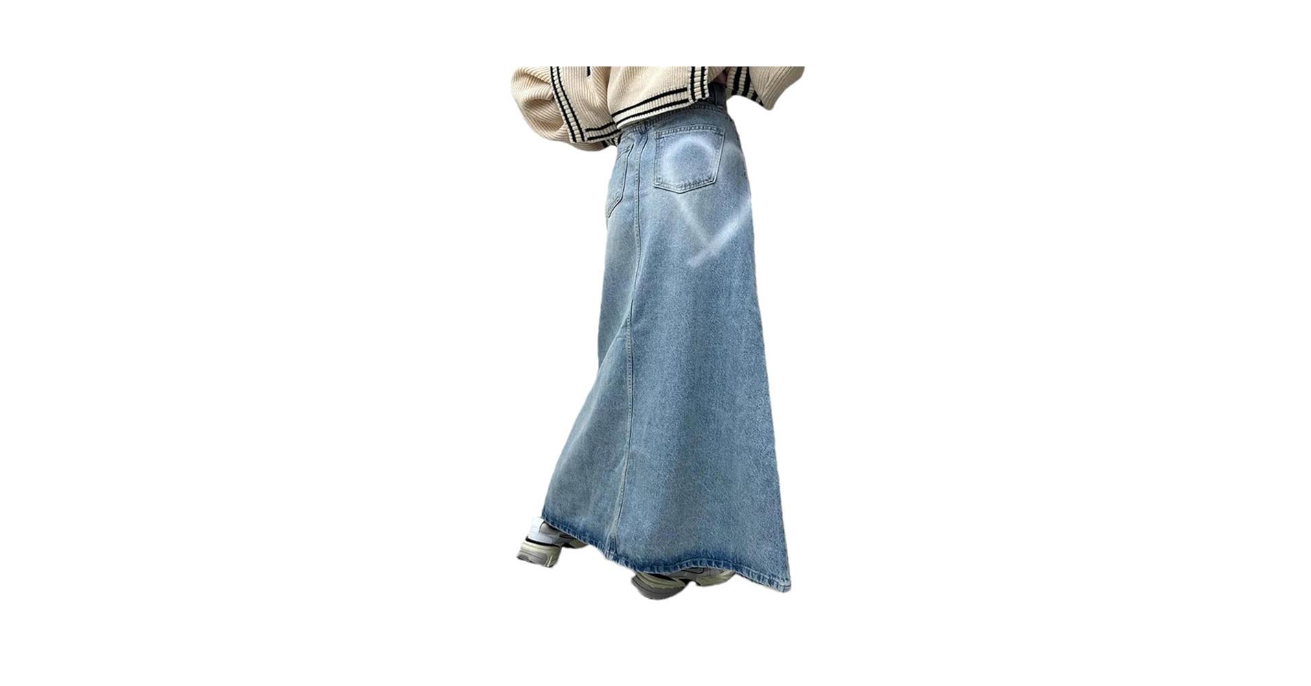 Amazon.com: Hndudnff Women Summer Vintage Blue Denim Skirt