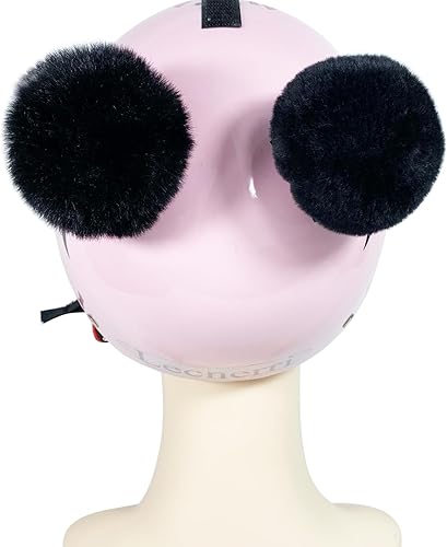 Bolas redondas suaves para decoración de casco, accesorios de casco, 2 unidades para motocicleta, bicicleta, casco de esquí, diseño reutilizable