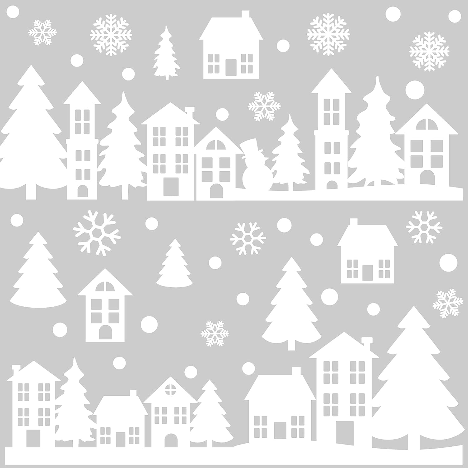 Small Pine Tree Wall Stickers White Tree House Wall Decals