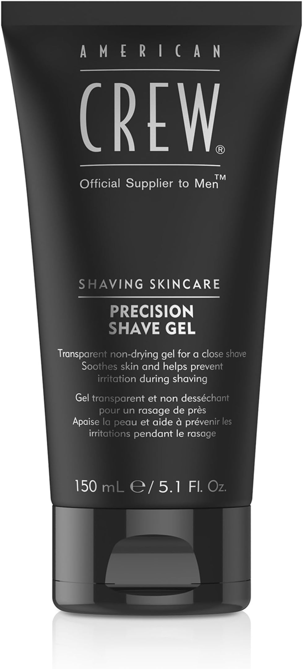 Shave Gel for Men by American Crew, Soothes Skin and Prevents Irritation, 5.1 Fl Oz