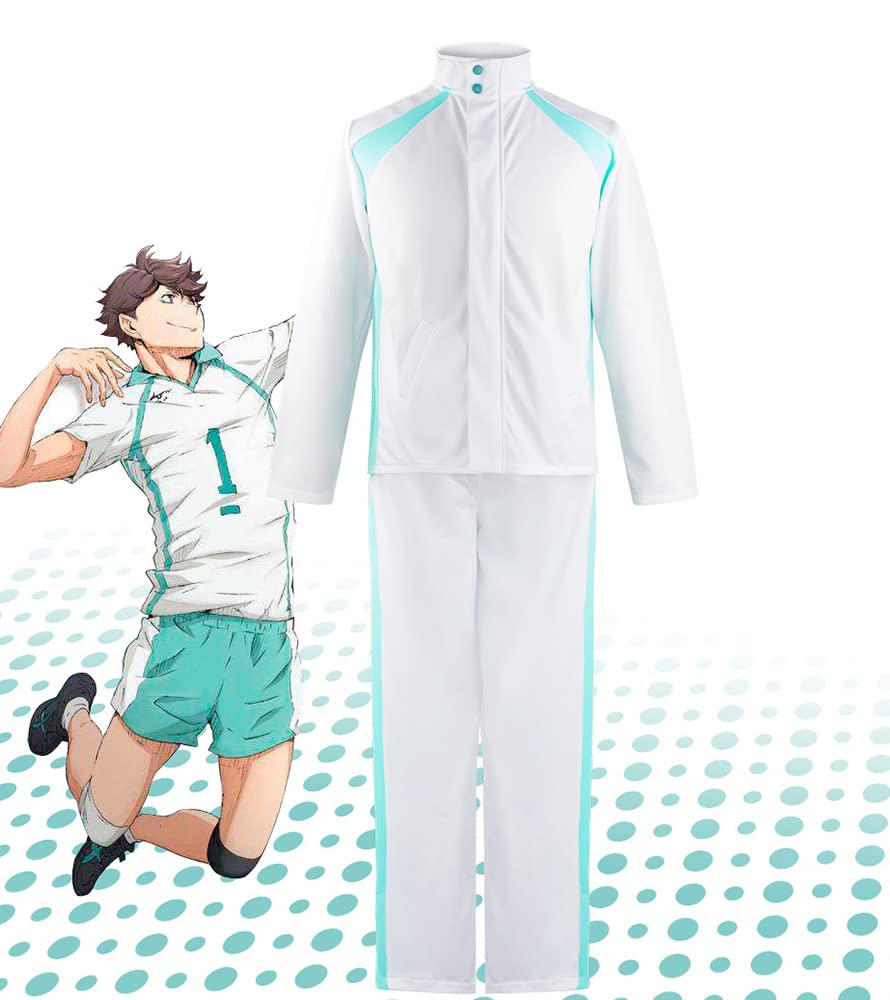 Amazon.co.jp: ハイキュー 青葉城西 ジャージ 及川徹 コスプレ衣装