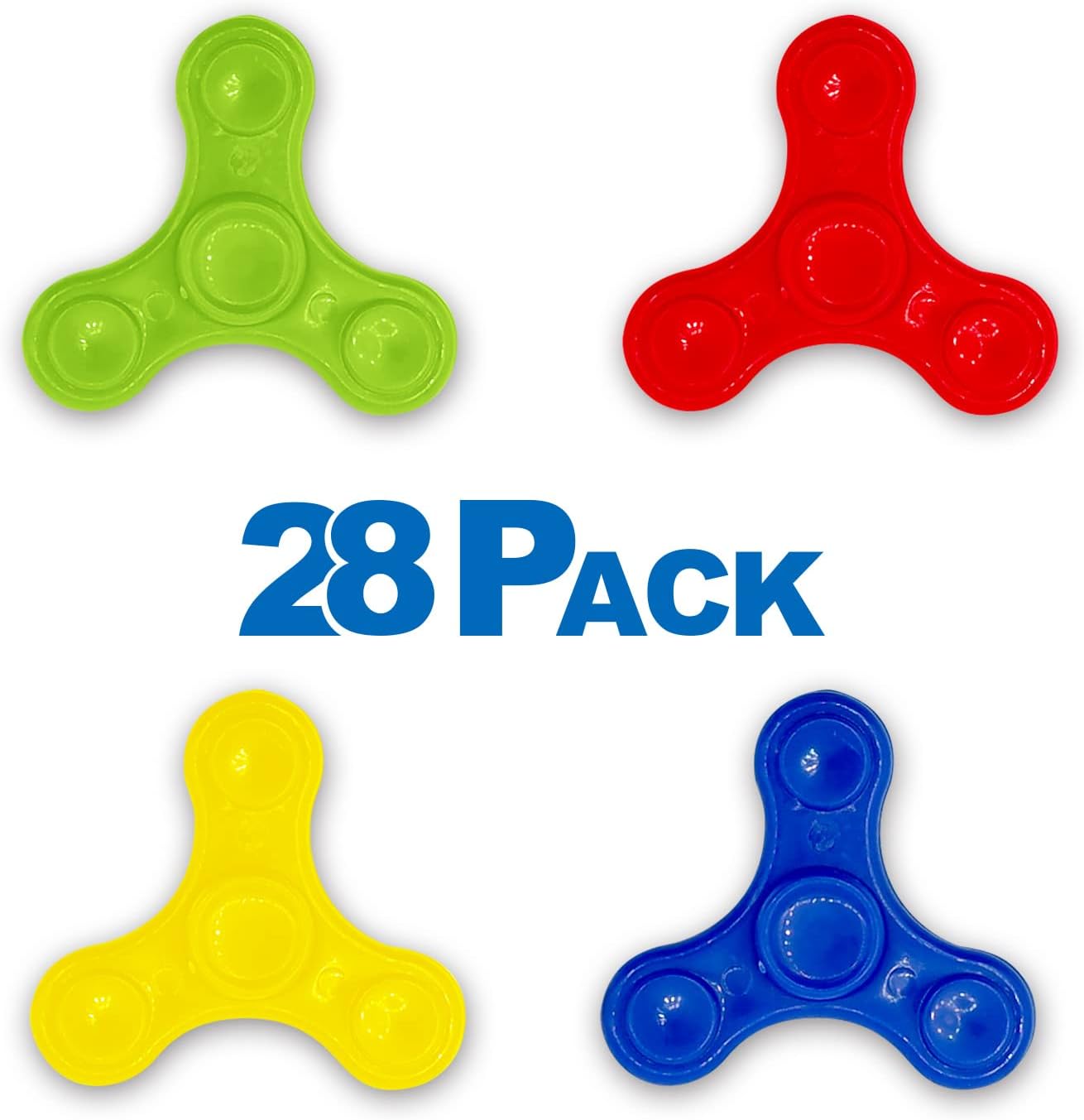 GoForward 28 Pack Valentine Cards for Kids Classroom with Fidget Spinner Stress Relief Toys for Boys Girls Valentine Classroom Gifts Party Favor Classroom Exchange Prizes, Valentine Fidgets for Kids