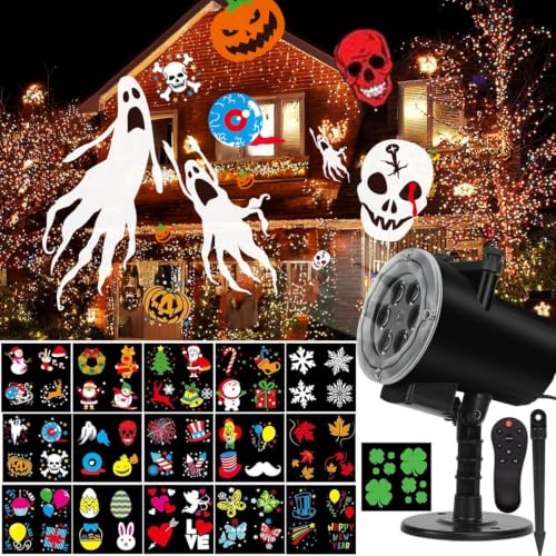 Halloween Outdoor Projector Lights,Syslux...