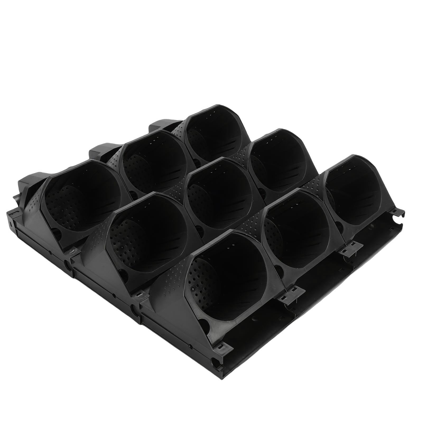 Bewinner Pionowe Doniczki ścienne z 9 Kieszeniami, Donica Ogrodowa (BLACK)