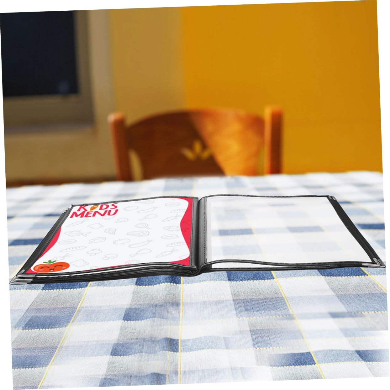 2pcs Commercial Menu Covers Menu Holder for Restaurant Page View Books