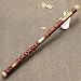 Flauta Doble Insertar Blanca Cobre Bitter Juego de bambú práctica Profesional Tradicional...