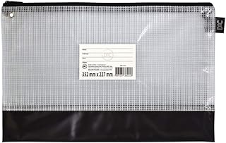 Malote Em Tela Com Ziper Medio, Dac, Malote Em Tela Com Ziper Medio 1577, Preto, 1577