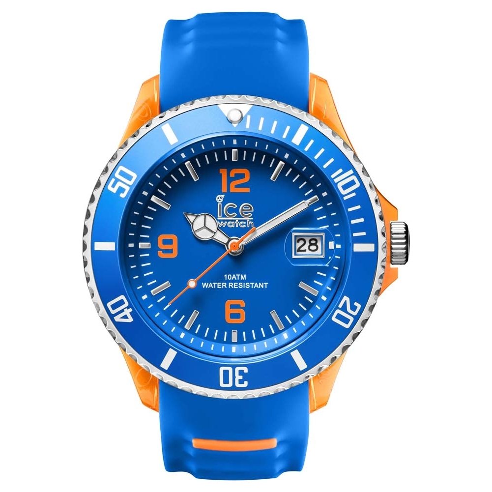 Ice-Watch 001331 Mens Ice-Sporty Blue Silicone Strap Big Watch