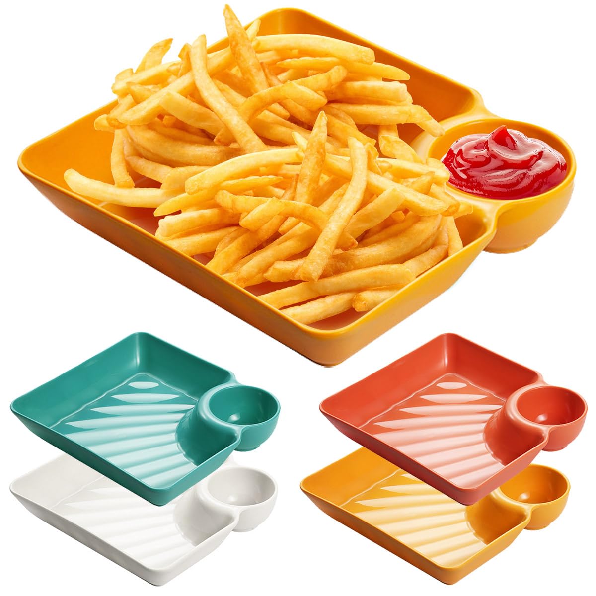 Snackschaaltjes porselein set 4st - Simon's tafel