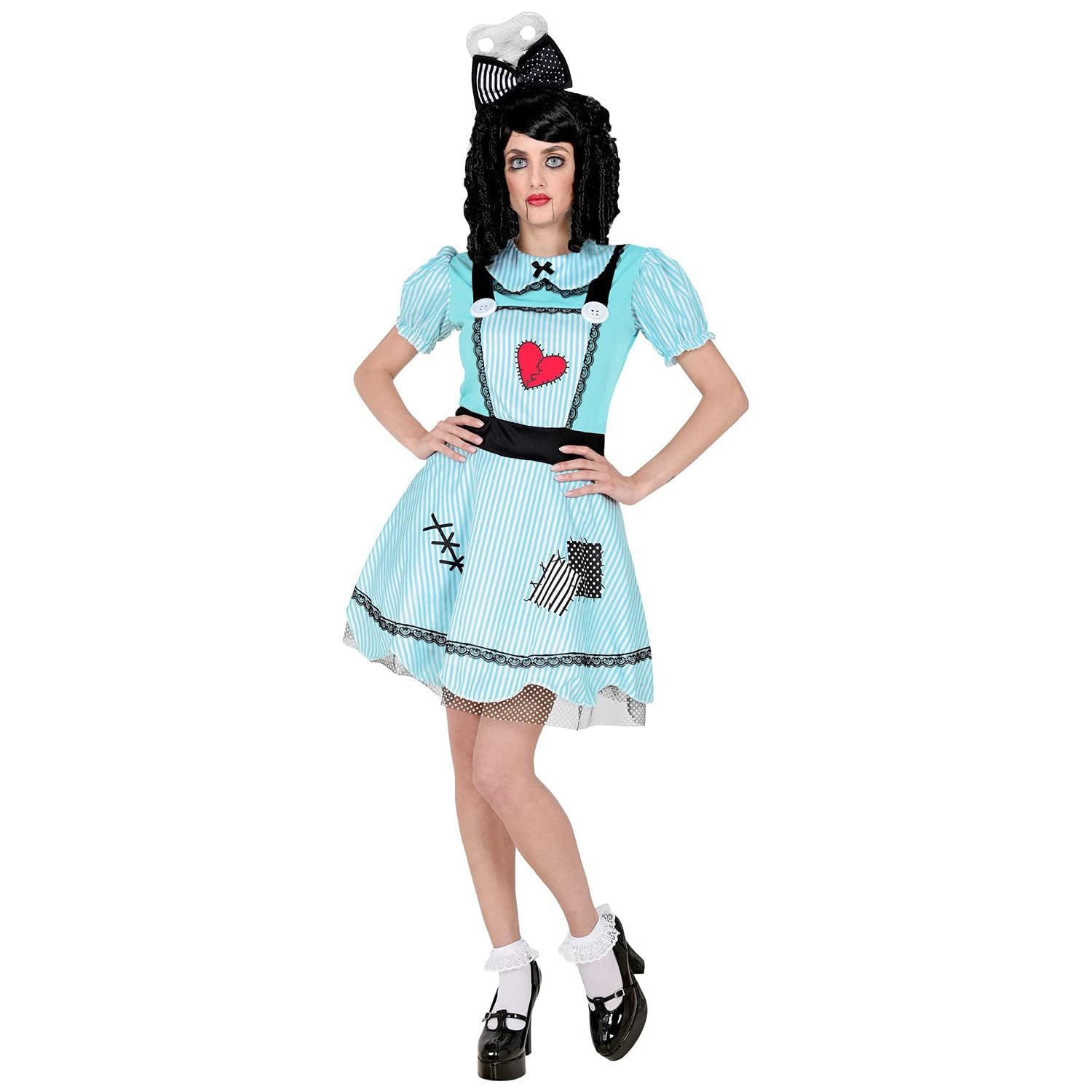 Widmann DOLL (dress, bow headband) - (S)