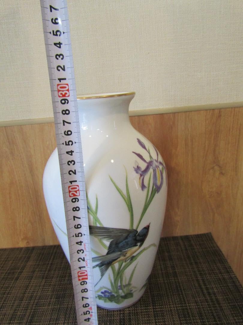 Amazon.co.jp: フランクリンポーセリン 陶器 花瓶 ベイジル