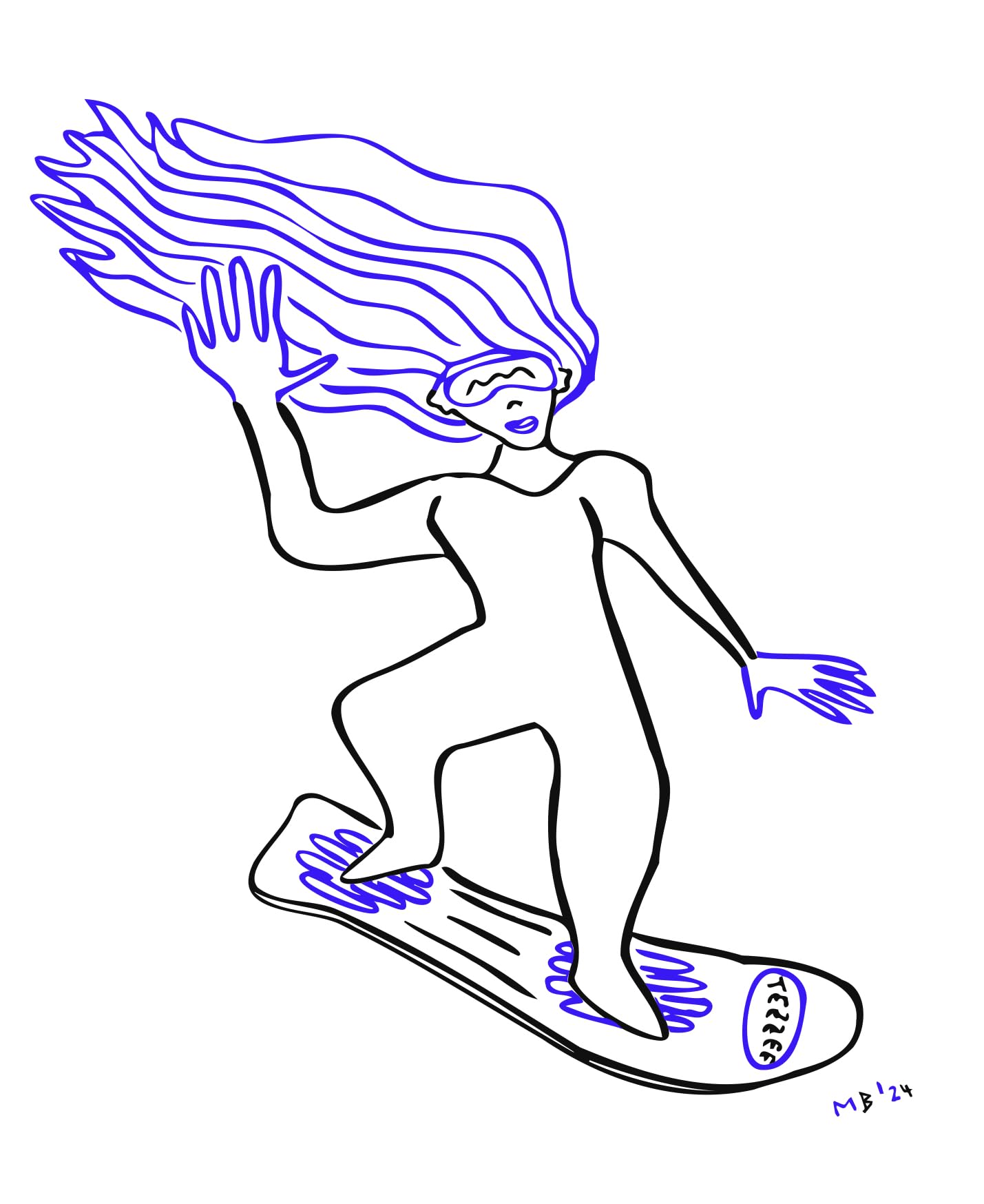 Kinder-Snowboard, Spaß am Rodelhügel