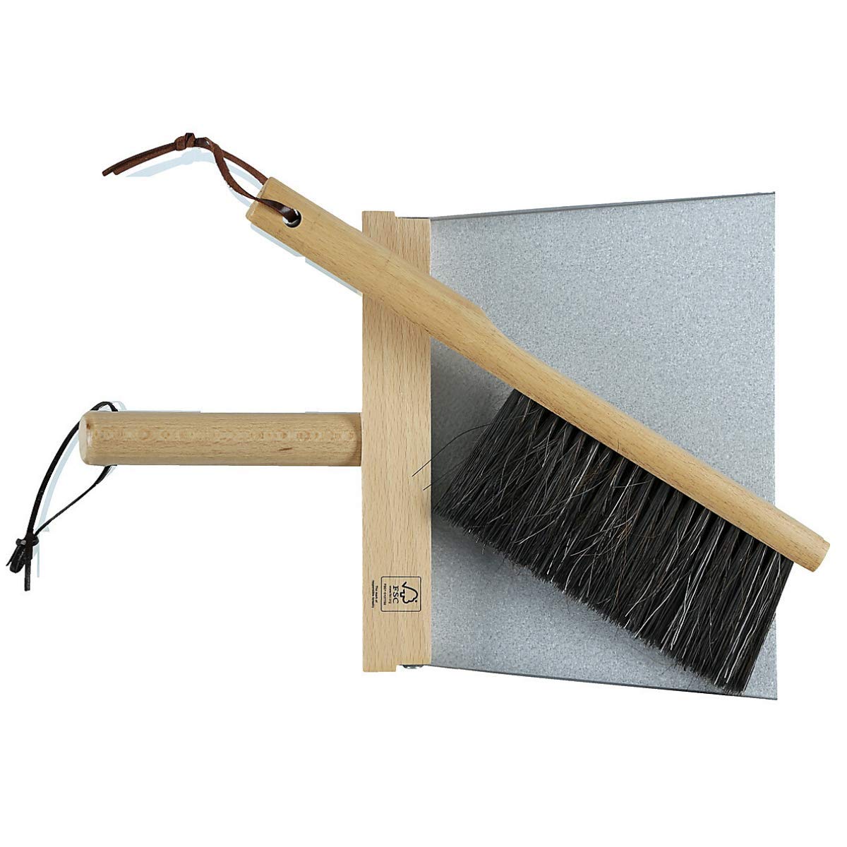 Buy Clas Ohlson Traditional Dustpan and Brush Set Galvanized Steel