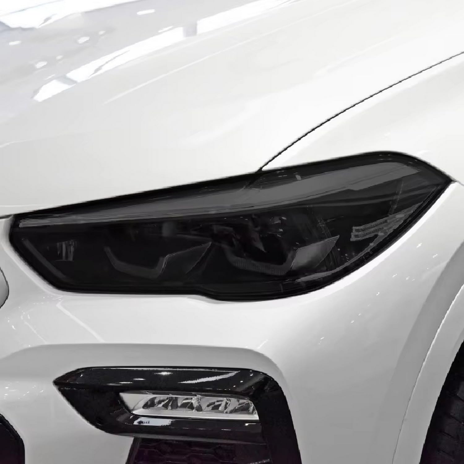 Film protection phare teinté noir TPU BMW X6 G06 autocollant