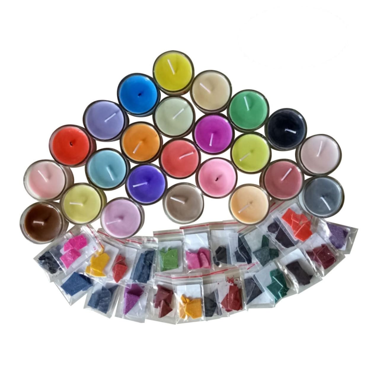 NUOBESTY 2 Stück Farbstoff Sojakerze Wachsfarbflocken Soja-Wachs Pigmente candle making kit kerzenherstellung kit Wachsfarbe kerzenfarbe selber machen Sojabohne Kunsthandwerk Kind