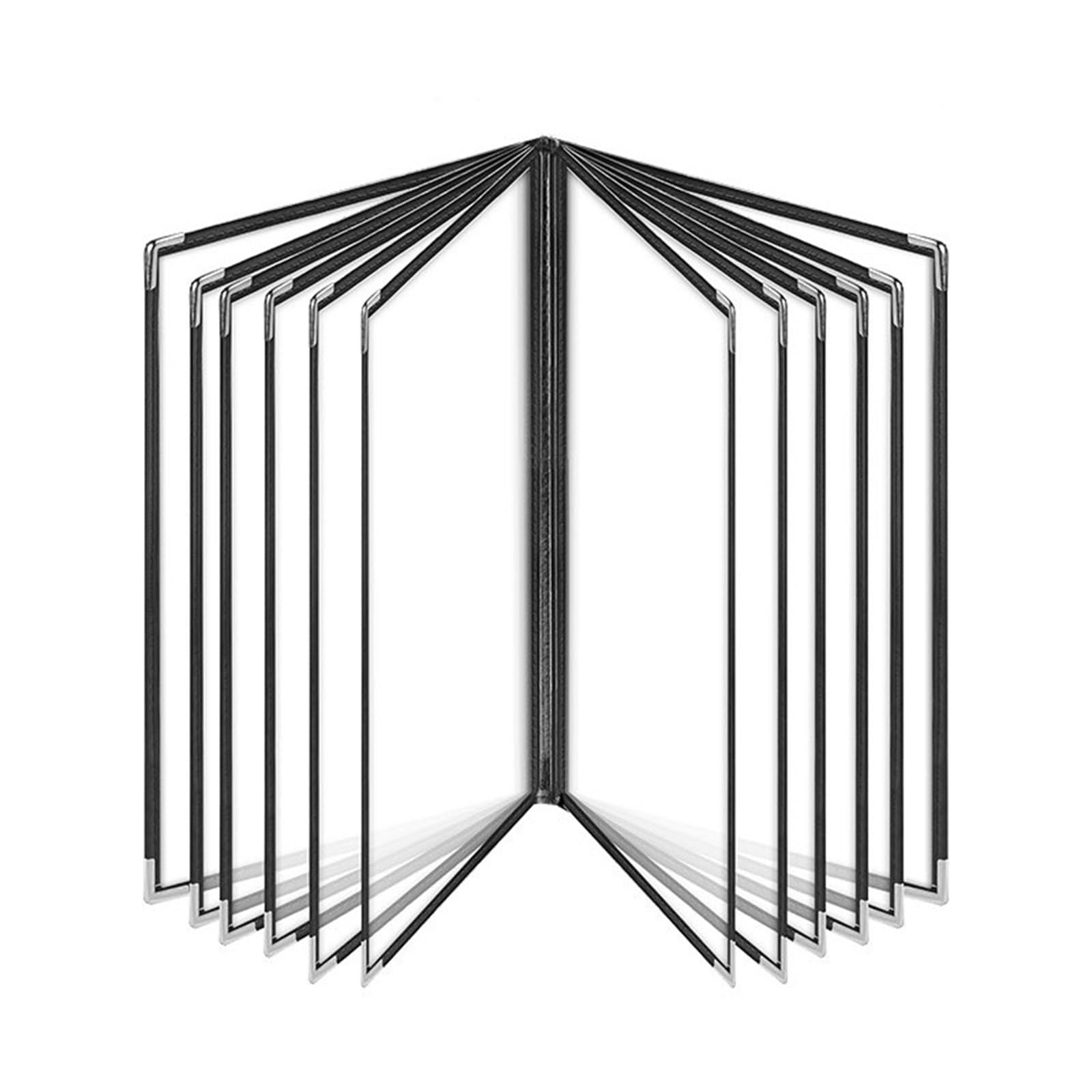 Fundas de plástico para menús, soportes duraderos suaves y transparentes para menús de restaurantes, bares, pubs y tiendas de bebidas