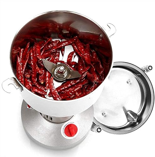 Miniatura 5 de Trituradora de granos 5.29 oz Molino de grano eléctrico de alta velocidad 70-300 Máquina de polvo de malla 28000 RMin Pulverizador de polvo