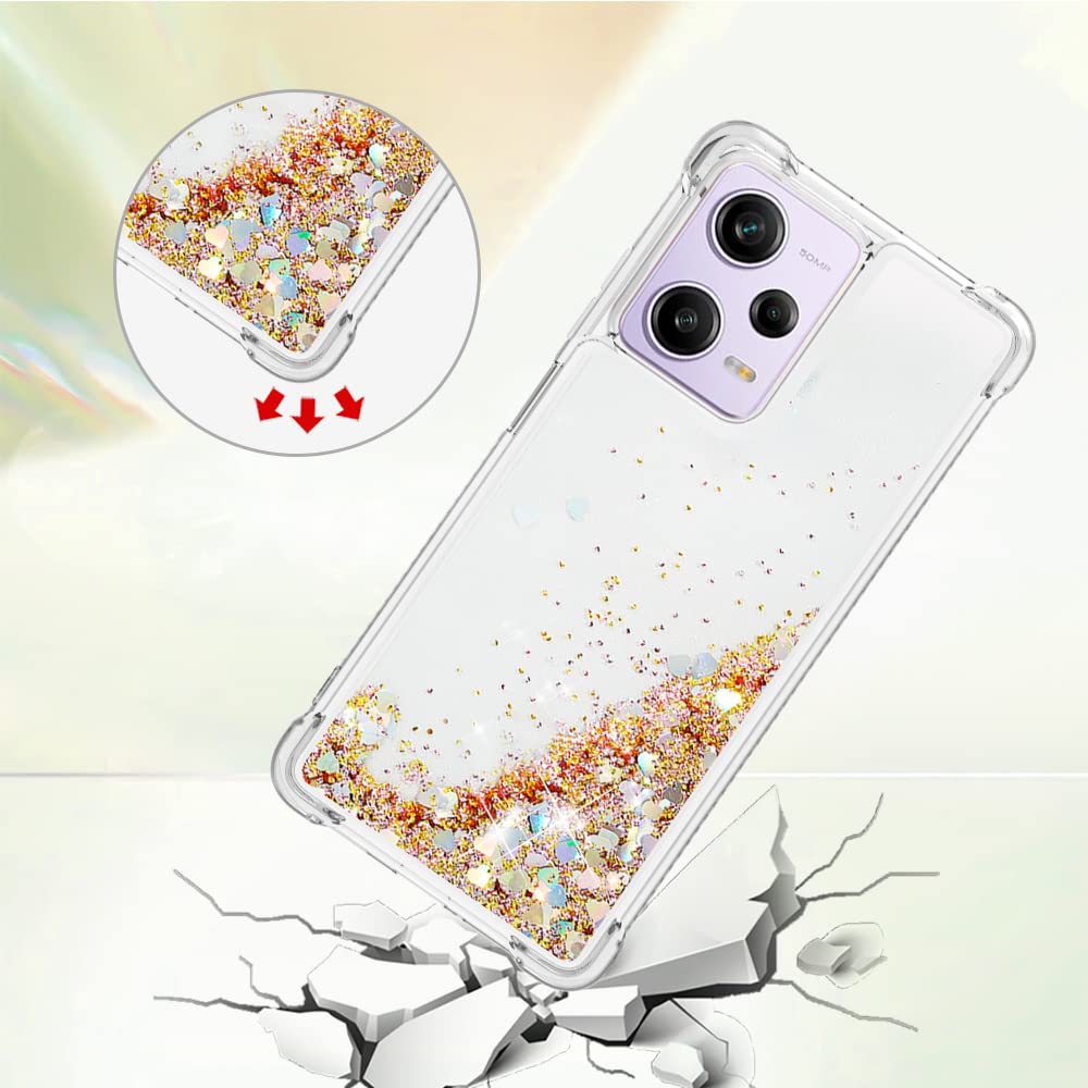 Ysnzaq Coque Pour Xiaomi Poco F5 6.67", Brillant Paillette