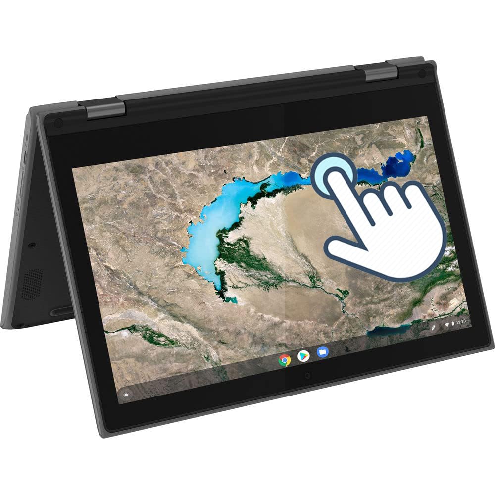 Lenovo Chromebook 300e Ordinateur portable tactile 2 en 1 11,6" (1366 x 768), AMD A4-9120C, 4 Go de RAM, SSD 32 Go, clavier japonais, Chrome OS (reconditionné)
