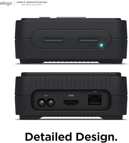 Miniatura 4 de elago T4 - Funda para Apple TV 4K y HD, compatible con todos los modelos de Apple TV (2021 y anteriores), color negro