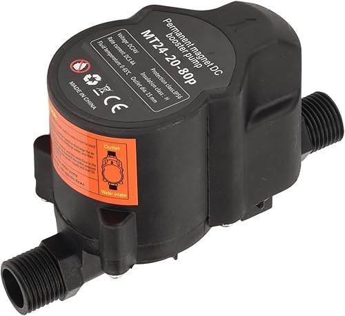 Bomba de recirculación de refuerzo de ducha pequeña, bomba de refuerzo de presión de agua totalmente automática de bajo ruido, bomba de