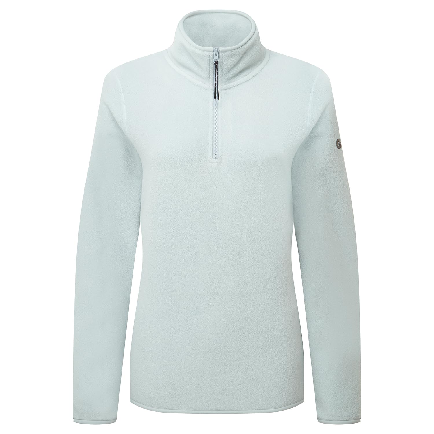 Gill Women's Light Grey Pursuit Quarter Zip Thermal Pullover Fleece (Grey, M)