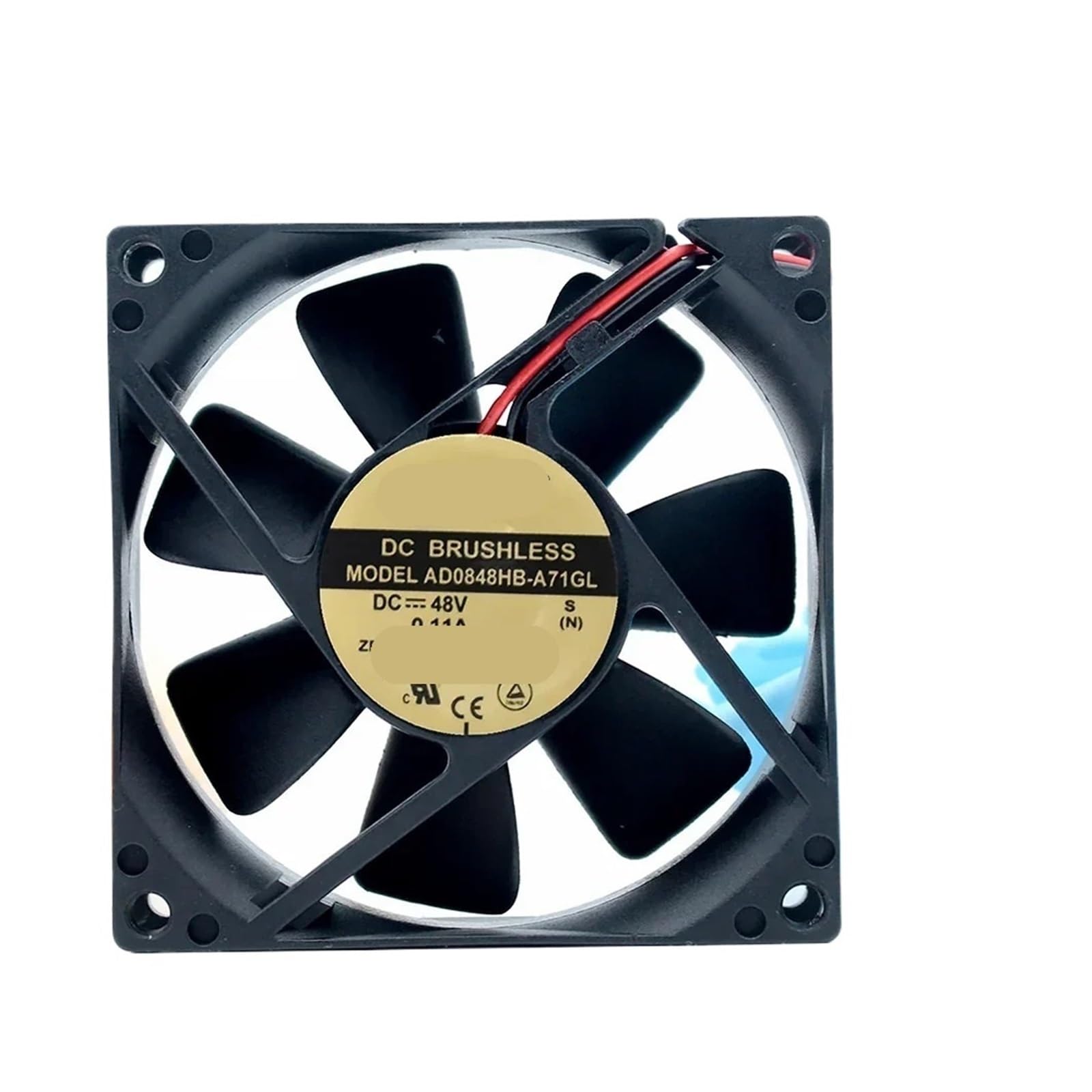 JJKKOZVQF AD0848HB-A71GL 8025 80mm 8cm DC 48V 0.11A server inverter axial cooling fans 80X80X25MM 2 wirs