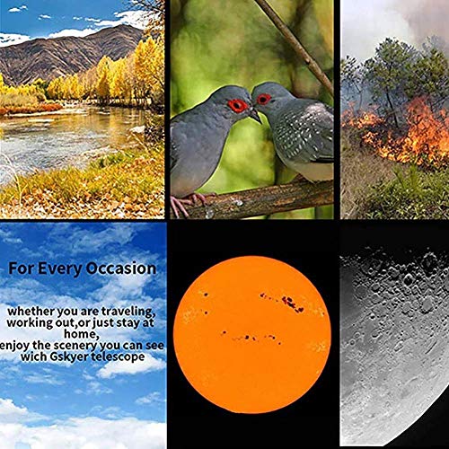 SEESEE.U Astronomisches Refraktor-Teleskop, hochvergrößertes professionelles astronomisches Outdoor-Teleskop 270X… – Bild 6