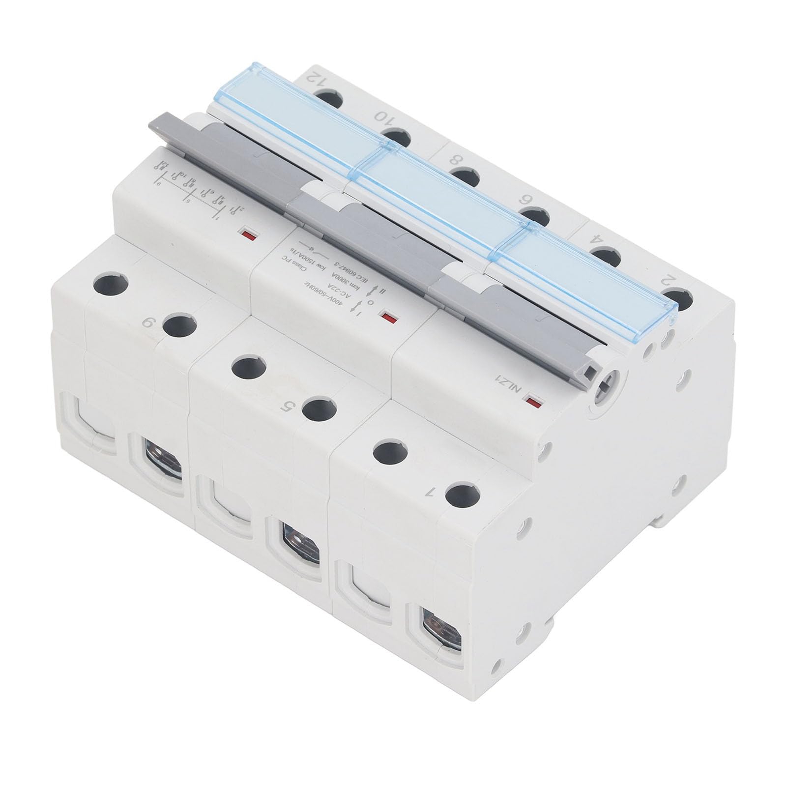 Luocute Interruptor de Transferencia Manual de Doble Alimentación, 3P,
