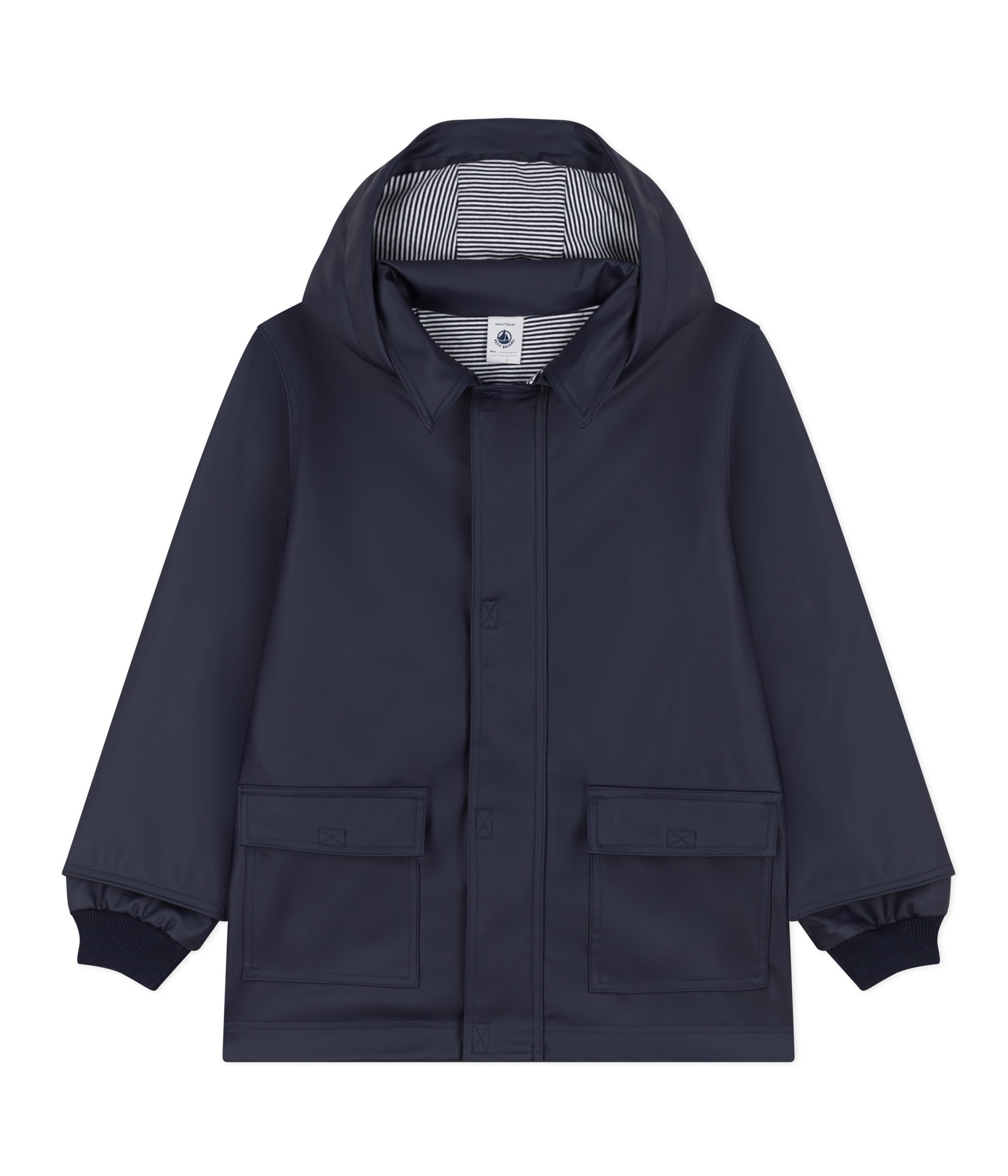 Petit Bateau NAVY BOYS KIDS HOODED RAIN JACKETS SIZES 3-12 YEARS