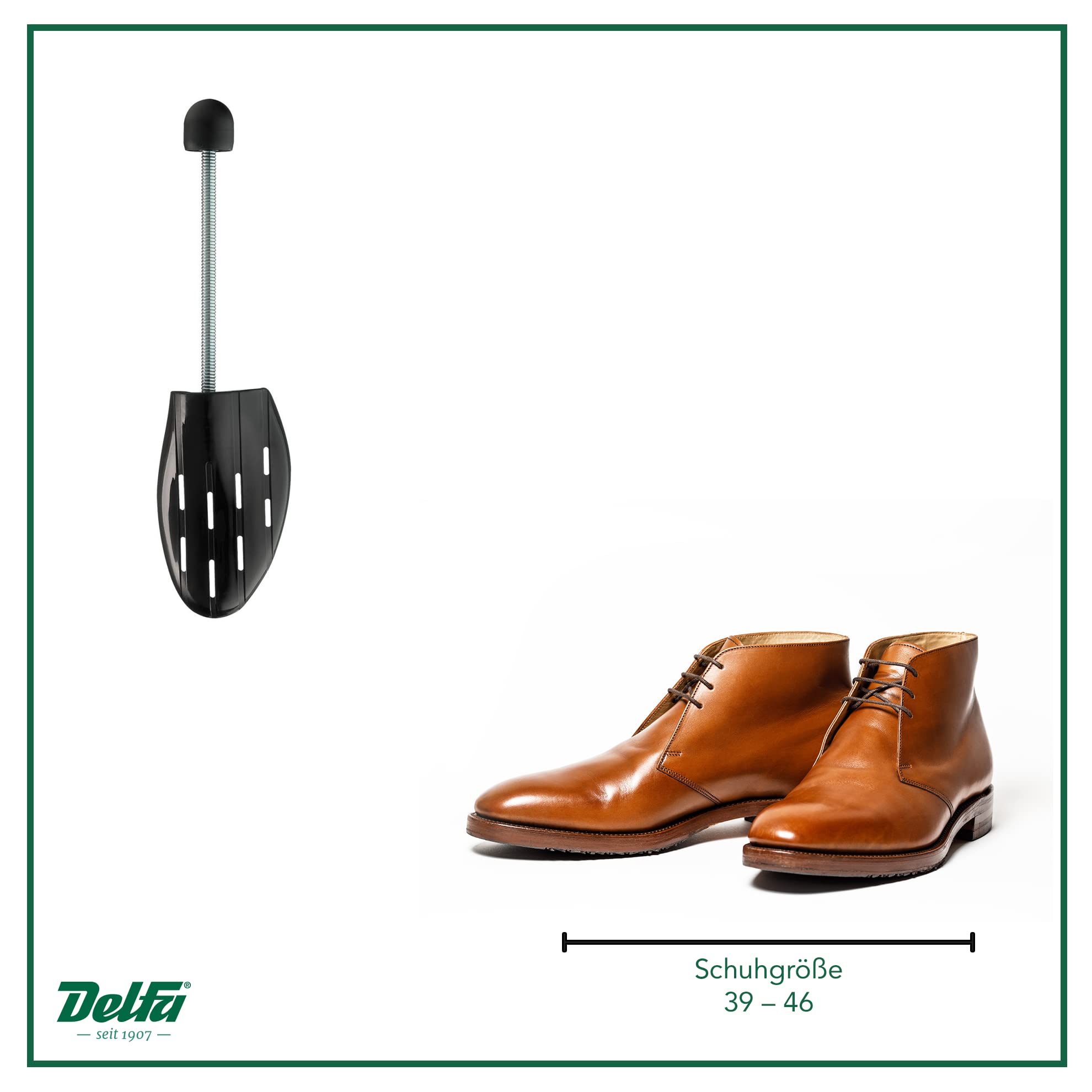 DELFA SLR tendiscarpe in plastica sz. U 44/46 (Set di 3 paia)